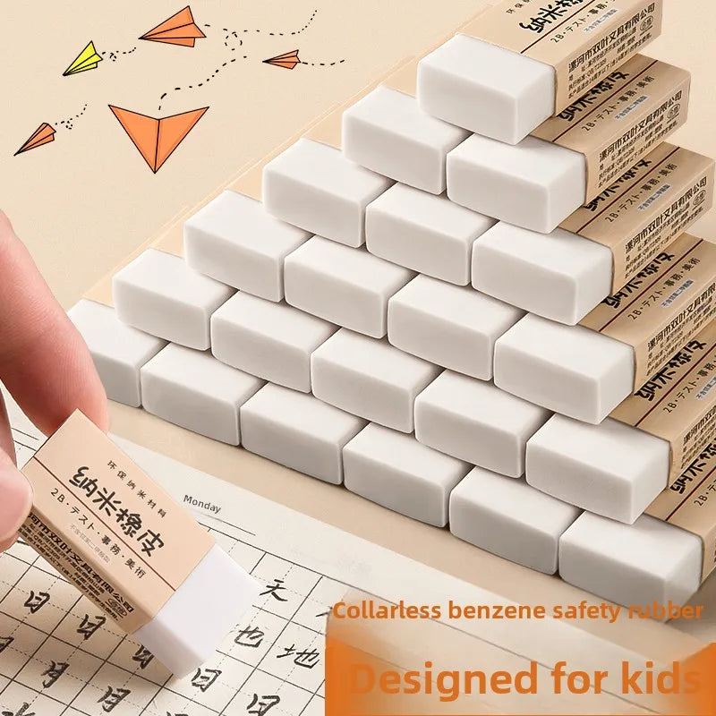 24/30PCS Eraser Art eraser no crumbs no marks elementary school students clean non-toxic erase words into lines students