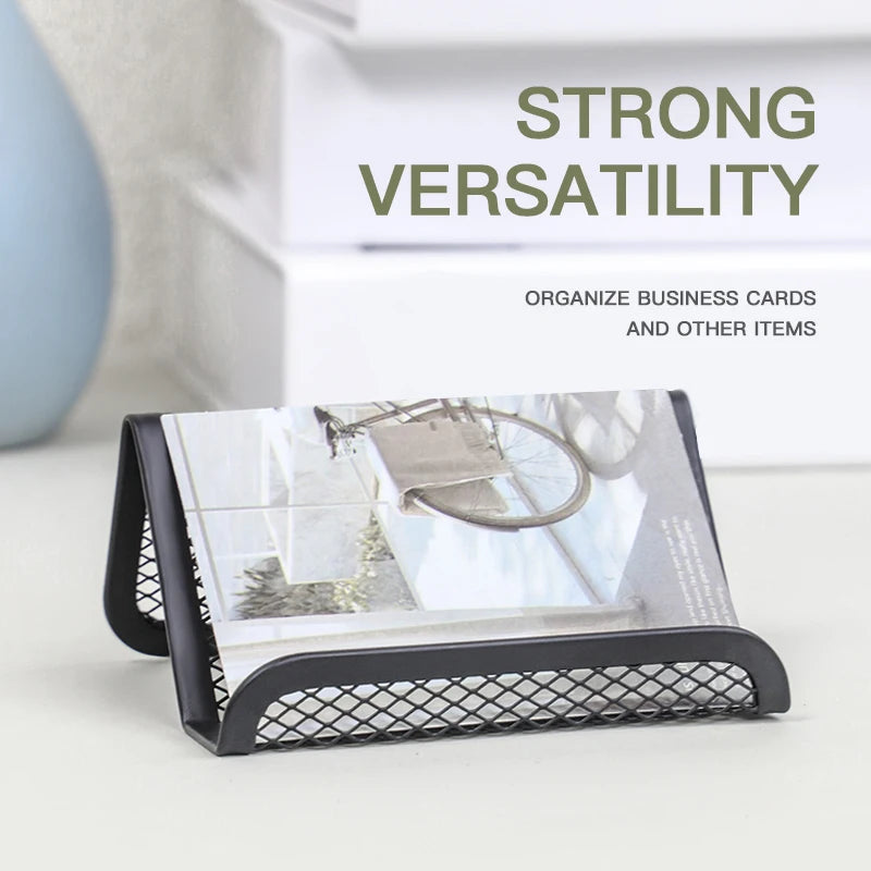 Solid Color Hollow Business Name Card Holder Display Shelf Durable Stands Gift Card Holder & Note Holder доска для заметок